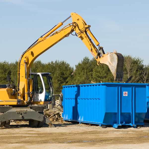 is there a minimum or maximum amount of waste i can put in a residential dumpster in Cedar Creek Texas